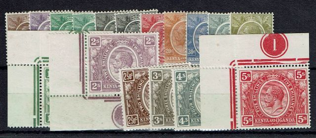 Image of KUT - Kenya & Uganda SG 76/92 LMM British Commonwealth Stamp